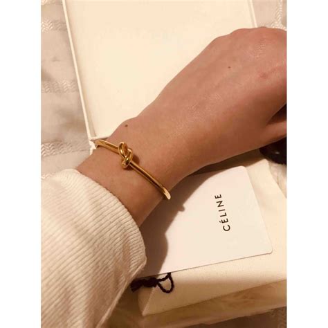 celine paris gold bracelet|celine bracelets for sale.